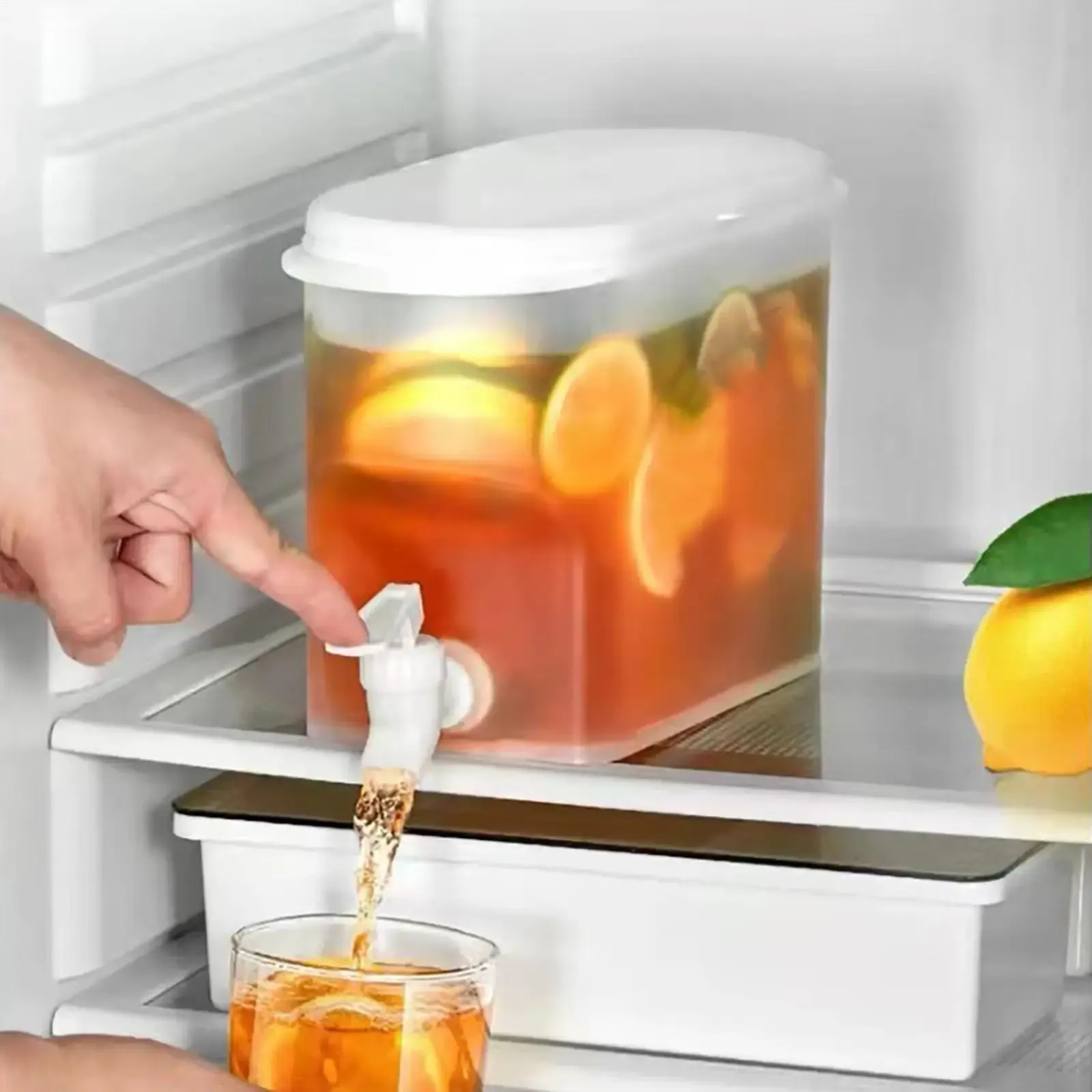 Détail de la carafe à eau froide