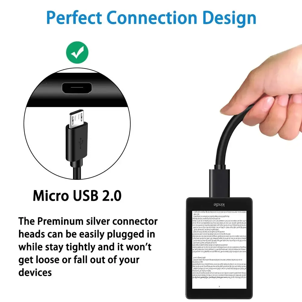 Câble Micro USB en situation d'utilisation