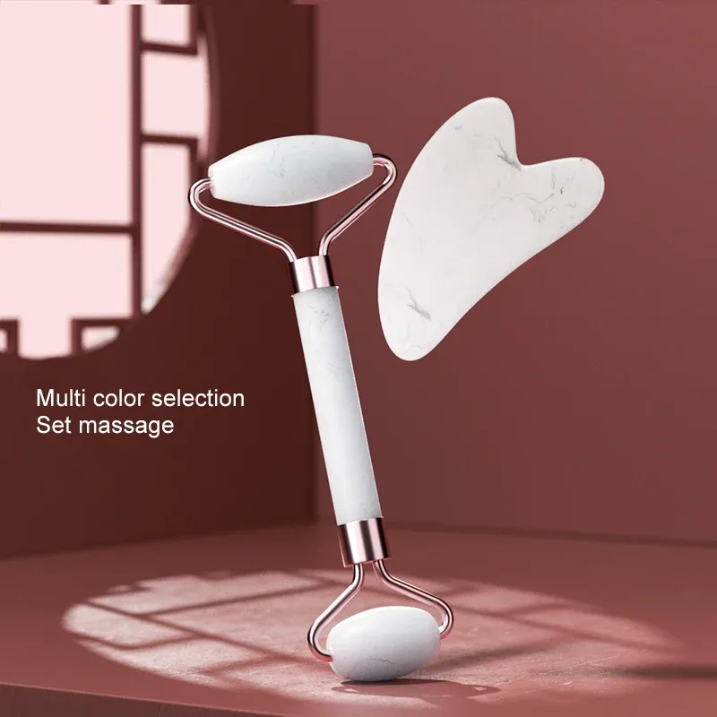 Rouleau de massage facial en résine pour le visage, le cou et le contour des yeux 3