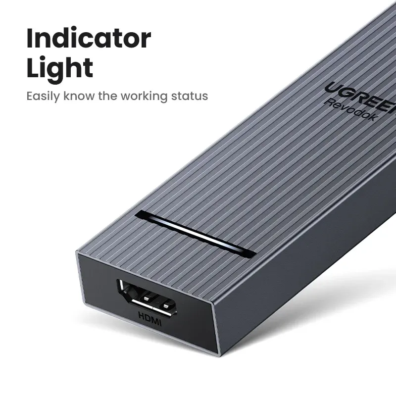UGREEN Hub USB-C 10 Gbps 4K 60 Hz HDMI USB 3.2 PD 100 W, répartiteur USB pour ordinateur portable MacBook Pro, Air, iPad, téléphone Android, station d'accueil 6