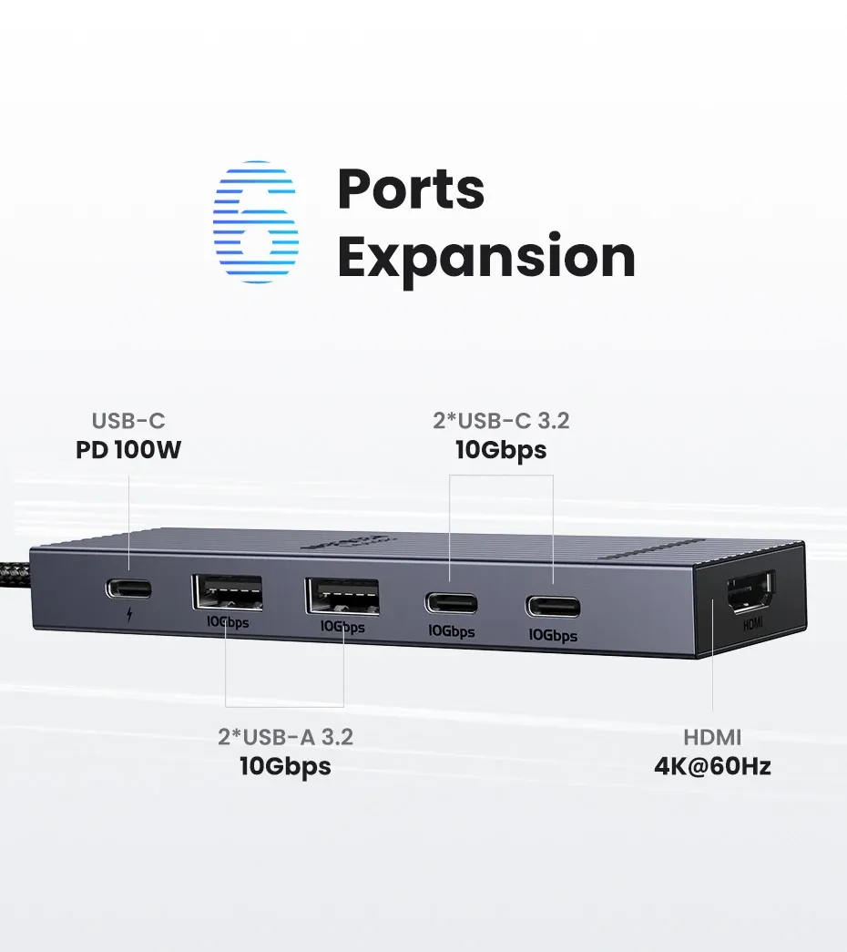 Extension de 6 ports