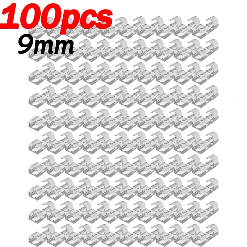 Organisateur de câbles, 20 à 100 pièces, clips porte-câbles, gestion discrète des fils, pour maison et bureau, enrouleur de câbles USB, crochets de protection 10