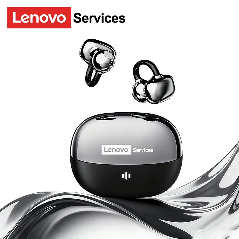 Écouteurs sans fil Lenovo RS103 à oreille ouverte, clip d'oreille, Bluetooth 6.0, son stéréo Hi-Fi, pour jeu et musique, avec étui de rangement 15