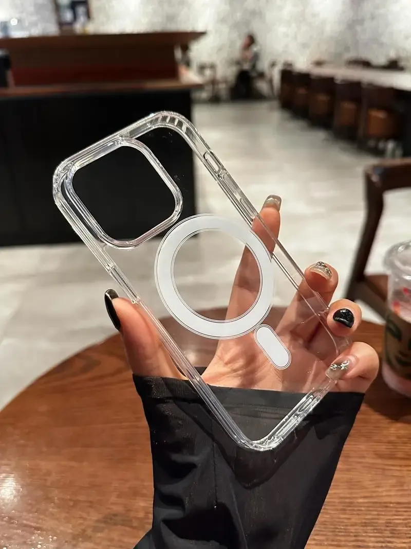 Coque transparente vue de face