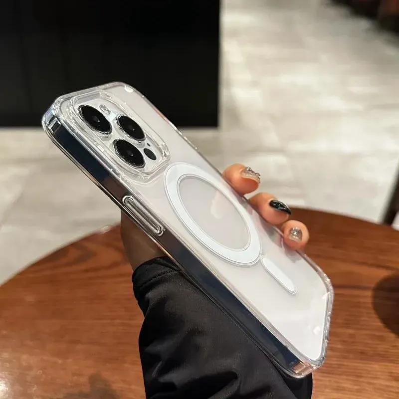 Coque transparente avec accessoires MagSafe