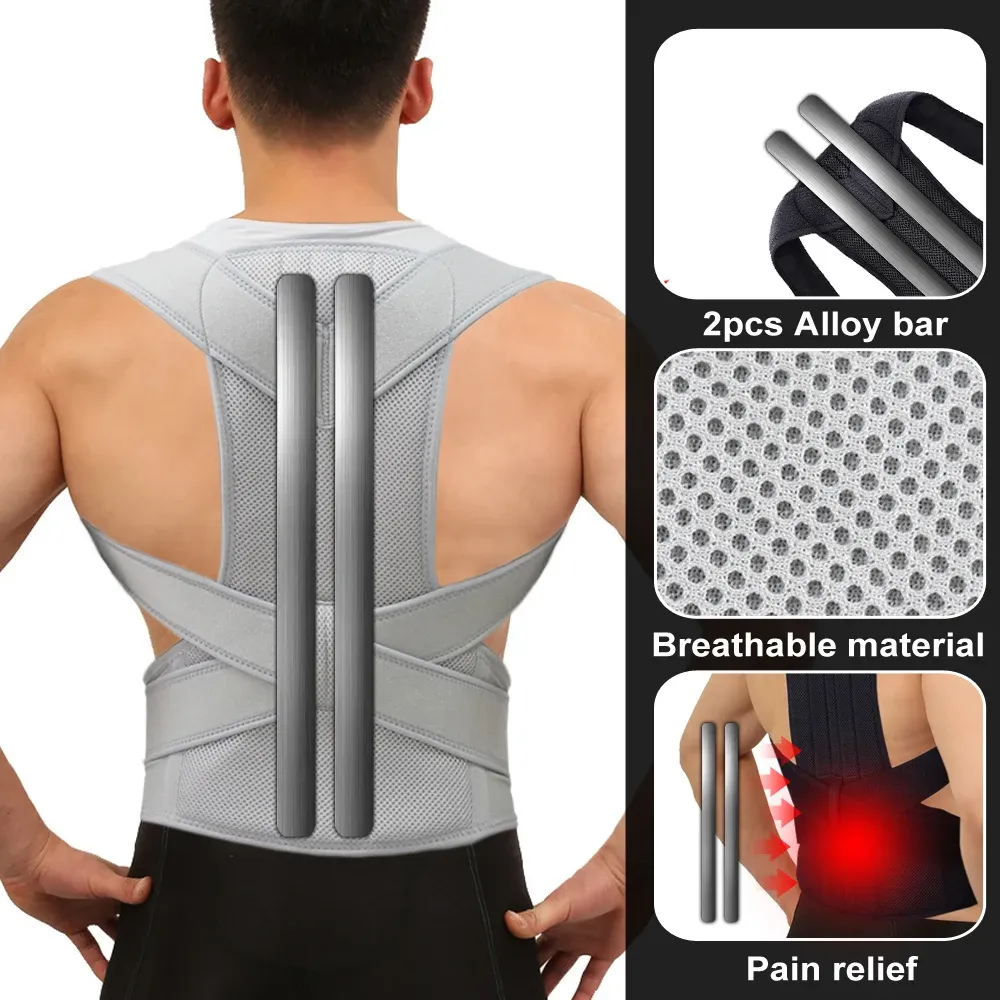 Support correcteur de posture pour le haut du dos, maintien de la clavicule, redressement des épaules, orthèse, sangle 4