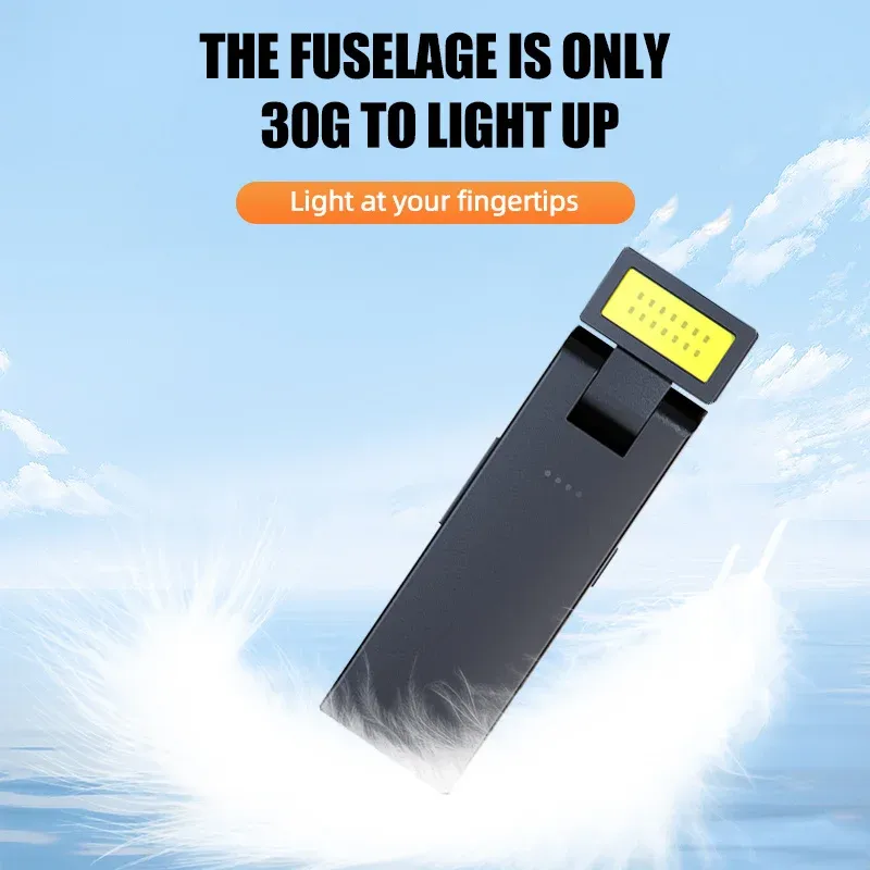 Lampe de travail magnétique rechargeable COB avec fonction torche 6