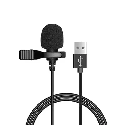 Microphone cravate mini portable 3,5 mm pour PC et ordinateur portable, connecteur USB-C, microphone à pince pour smartphone, micro professionnel USB 8