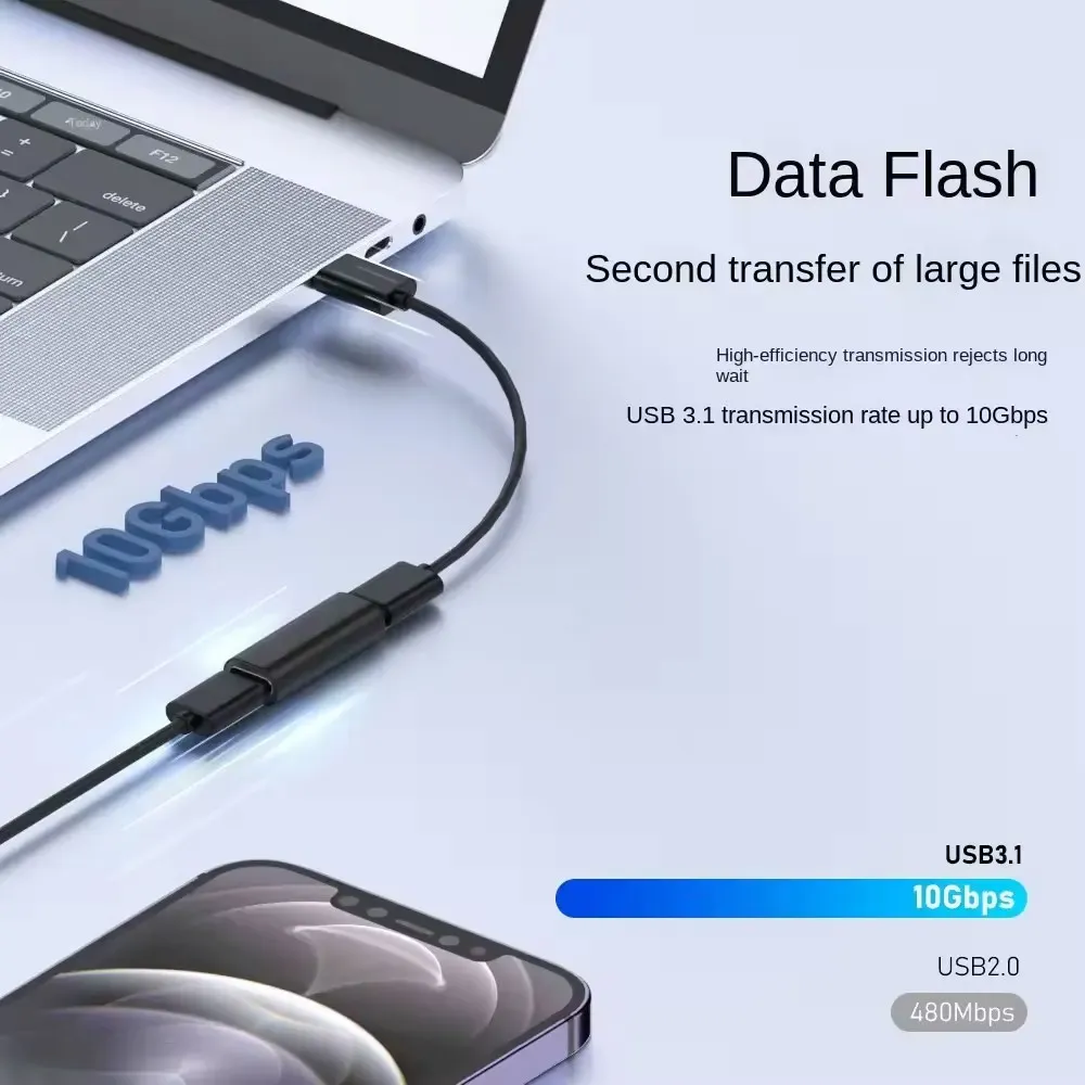 Adaptateur USB-C, design compact