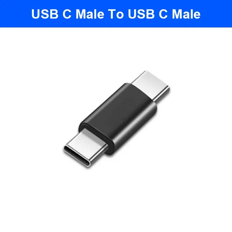 Adaptateur USB-C femelle/femelle et mâle/mâle avec charge rapide PD, compatible ordinateurs et smartphones 9