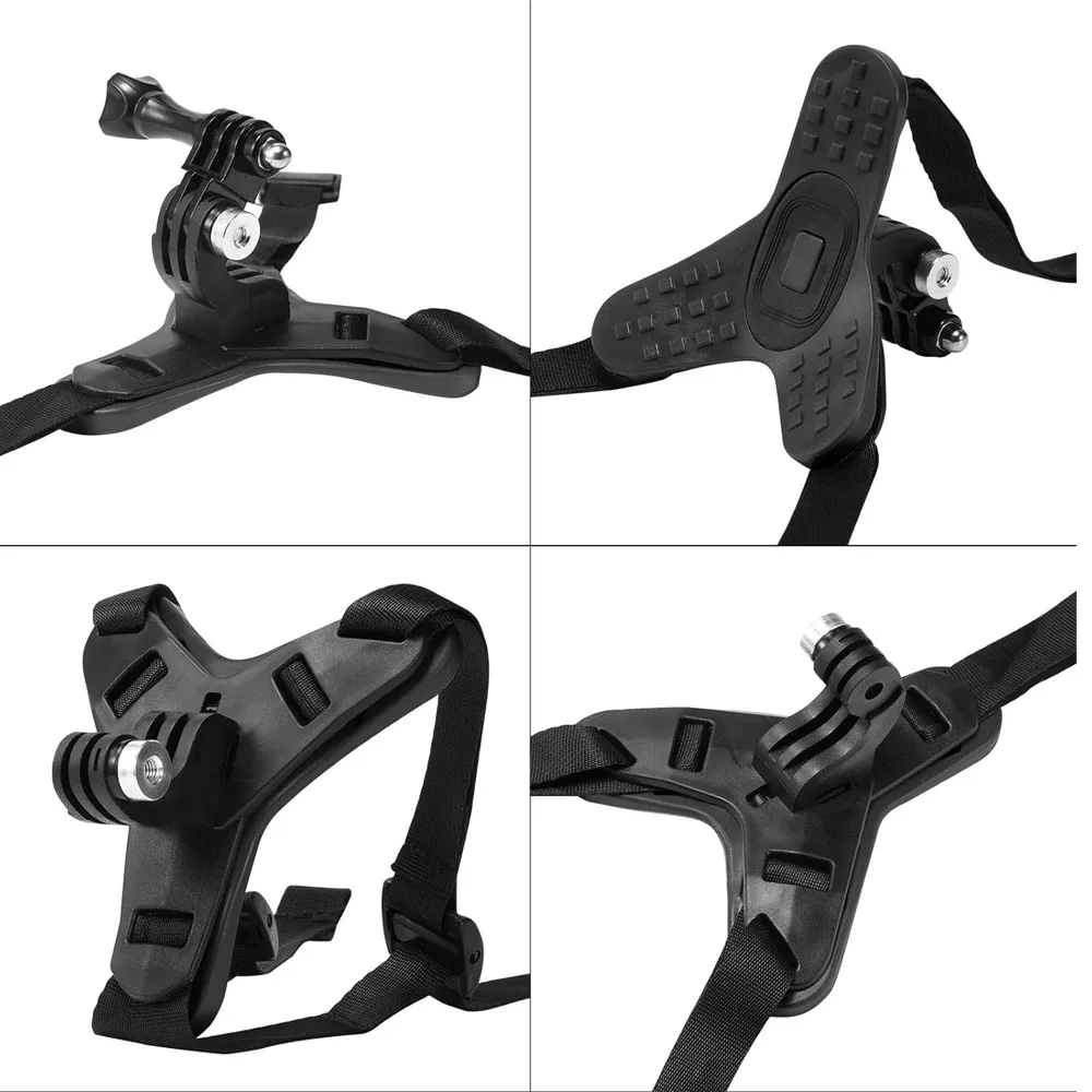 Support de mentonnière pour casque de moto, montage sur casque