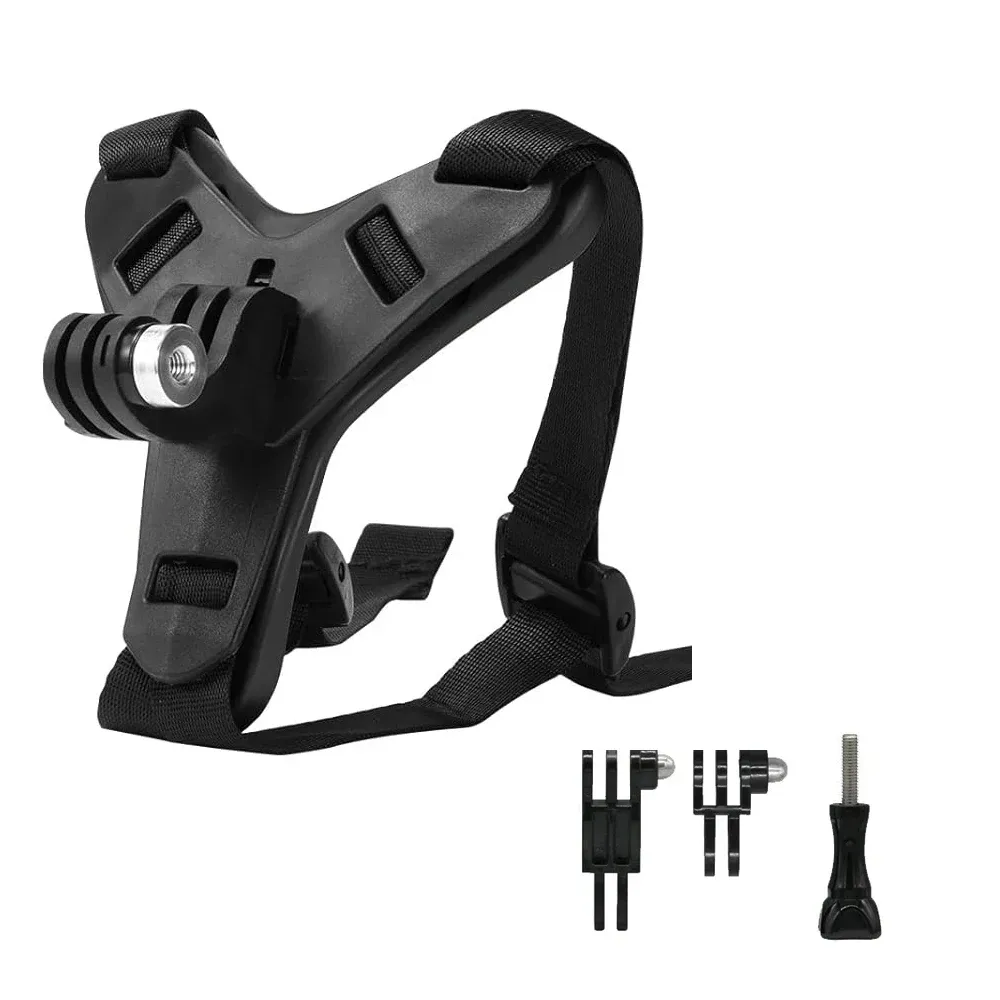 Support de mentonnière pour casque de moto compatible GoPro Hero 13, 12, 11, 10, 9, 8, DJI Osmo, Insta360, SJCAM SJ4000 et AKASO, accessoires de caméra d'action 22