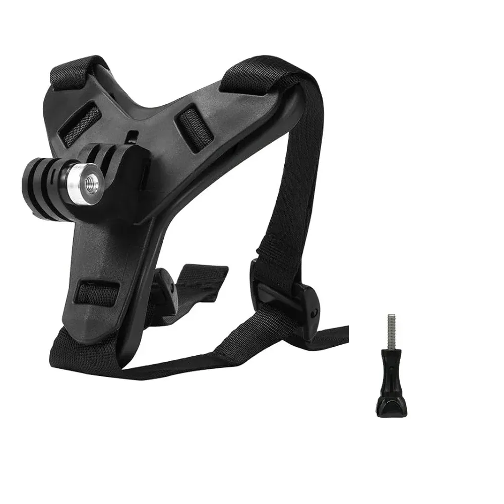 Support de mentonnière pour casque de moto compatible GoPro Hero 13, 12, 11, 10, 9, 8, DJI Osmo, Insta360, SJCAM SJ4000 et AKASO, accessoires de caméra d'action 25