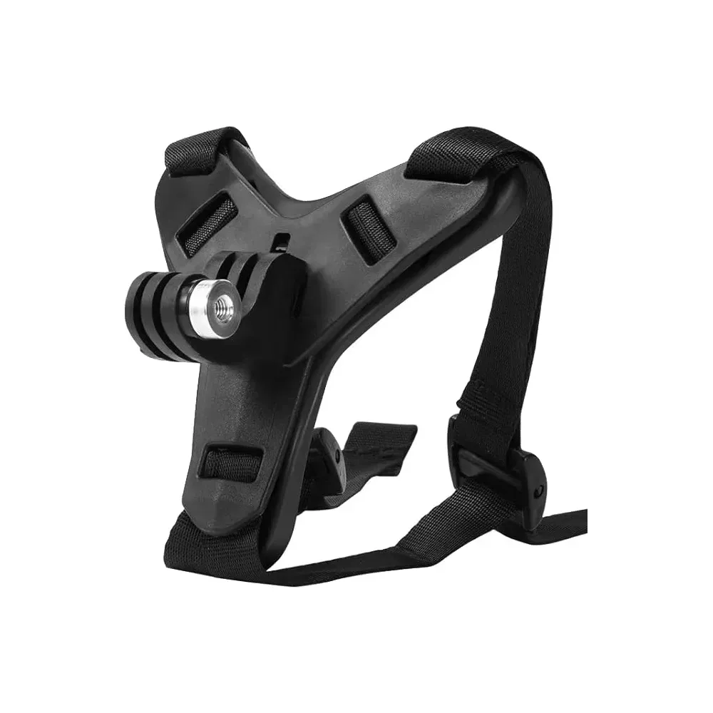 Support de mentonnière pour casque de moto compatible GoPro Hero 13, 12, 11, 10, 9, 8, DJI Osmo, Insta360, SJCAM SJ4000 et AKASO, accessoires de caméra d'action 24