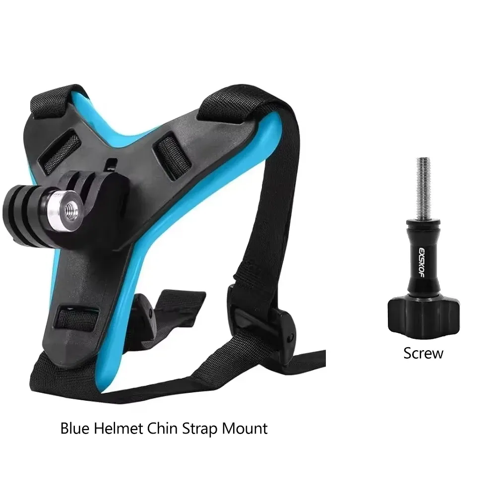 Support de mentonnière pour casque de moto compatible GoPro Hero 13, 12, 11, 10, 9, 8, DJI Osmo, Insta360, SJCAM SJ4000 et AKASO, accessoires de caméra d'action 9