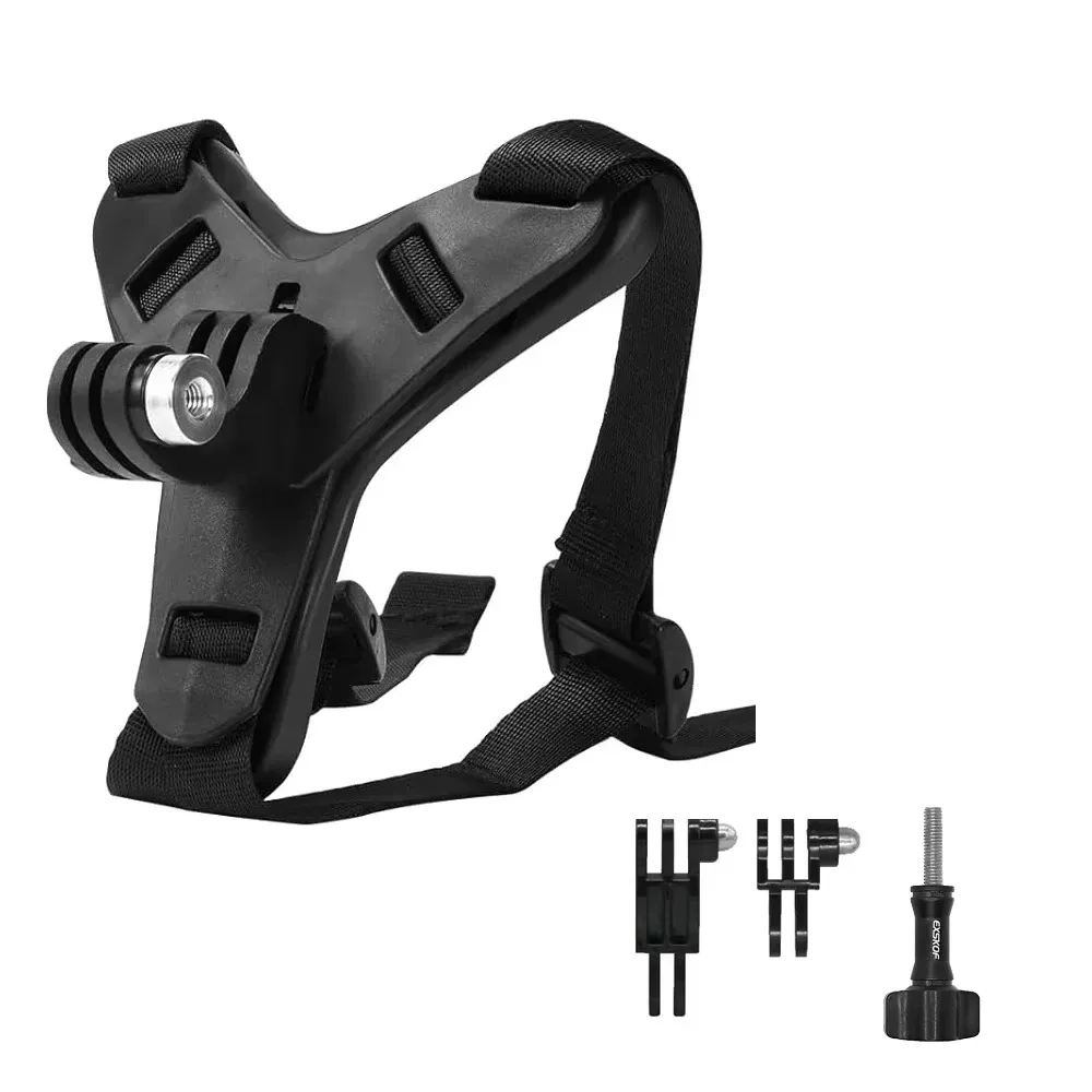 Support de mentonnière pour casque de moto compatible GoPro Hero 13, 12, 11, 10, 9, 8, DJI Osmo, Insta360, SJCAM SJ4000 et AKASO, accessoires de caméra d'action 20
