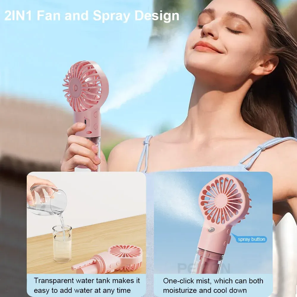 Mini ventilateur de brume portable