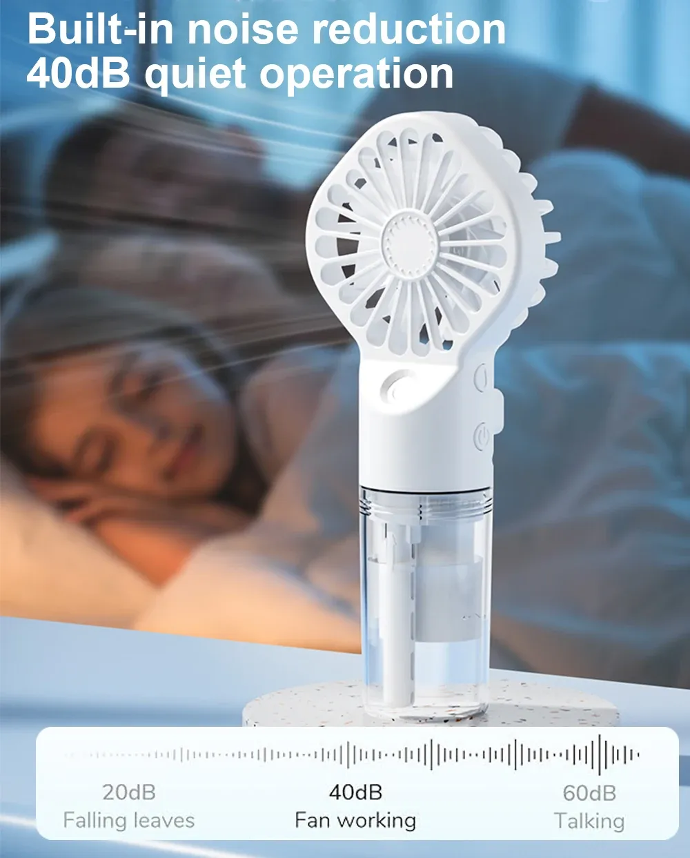 Ventilateur de pulvérisation en usage