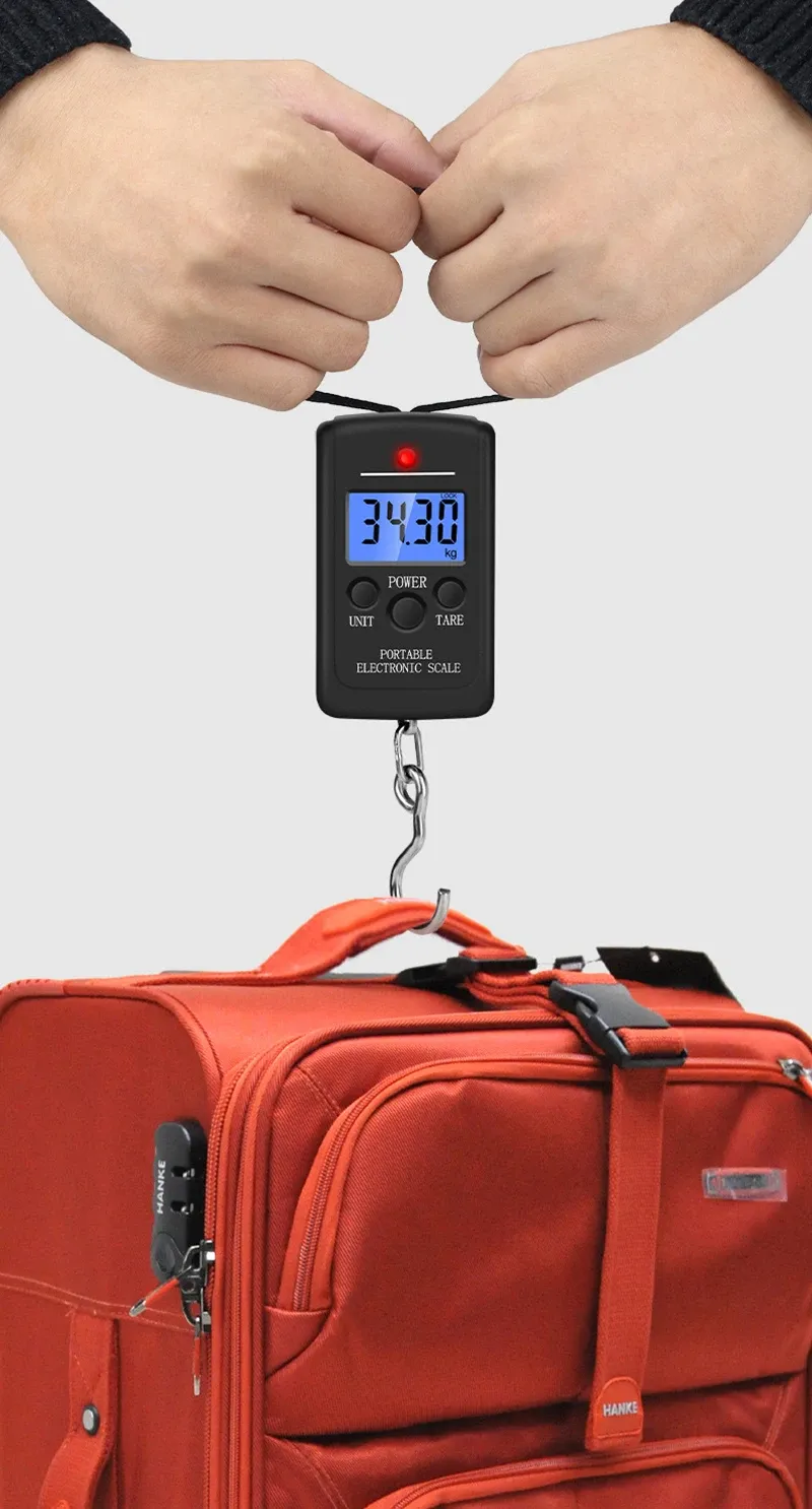 Balance utilisée pour peser des bagages