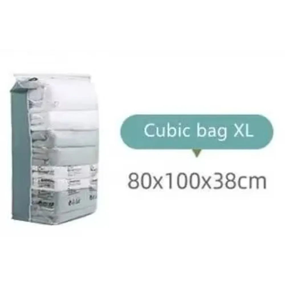 Sac de rangement sous vide grand format sans pompe, pour vêtements et couvertures, réutilisable, idéal pour le voyage 9