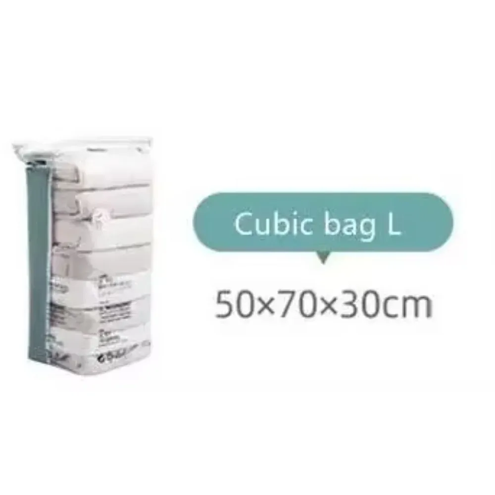 Sac de rangement sous vide grand format sans pompe, pour vêtements et couvertures, réutilisable, idéal pour le voyage 11