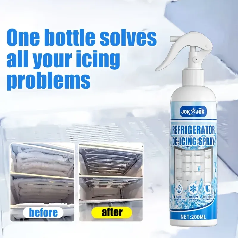 Spray dégivrant pour réfrigérateur 200 ml – Élimine la glace épaisse et prévient la formation de givre 3