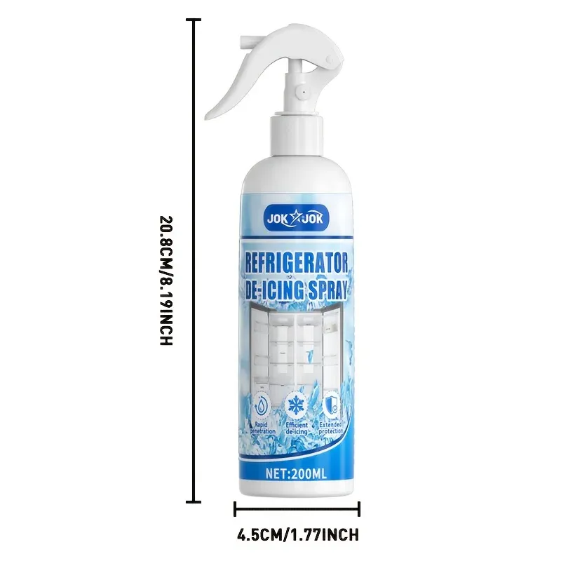 Spray de dégivrage pour réfrigérateur en contexte d'usage