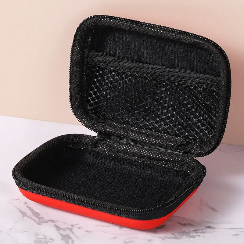 Sac de rangement de voyage portable pour câbles et accessoires électroniques, étui à fermeture éclair pour écouteurs 5