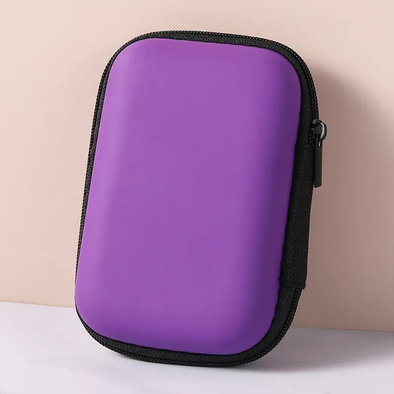 Sac de rangement de voyage portable pour câbles et accessoires électroniques, étui à fermeture éclair pour écouteurs 8