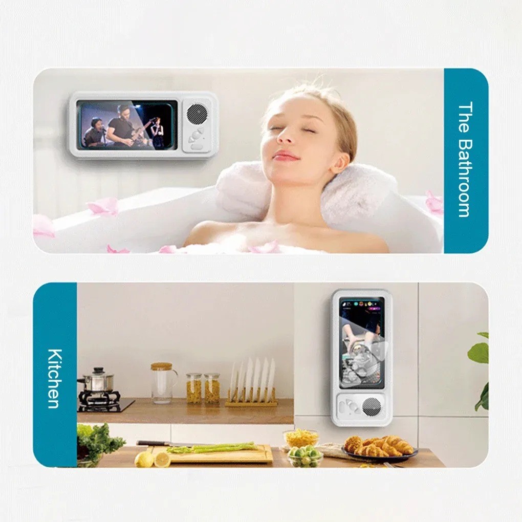 Haut-parleur étanche en salle de bain