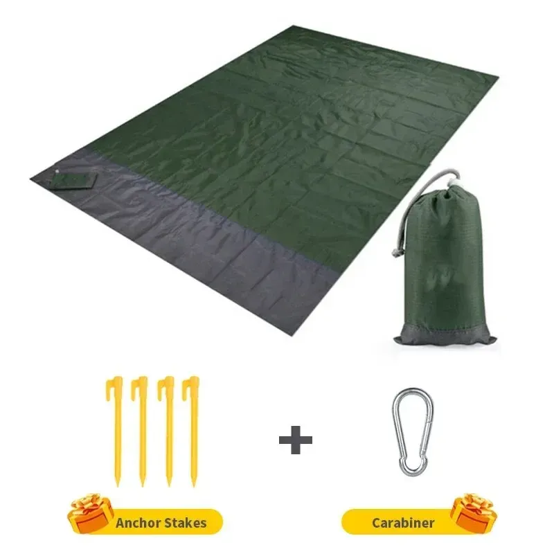 Couverture de plage résistante au sable, imperméable et légère, 200 x 140 cm 8