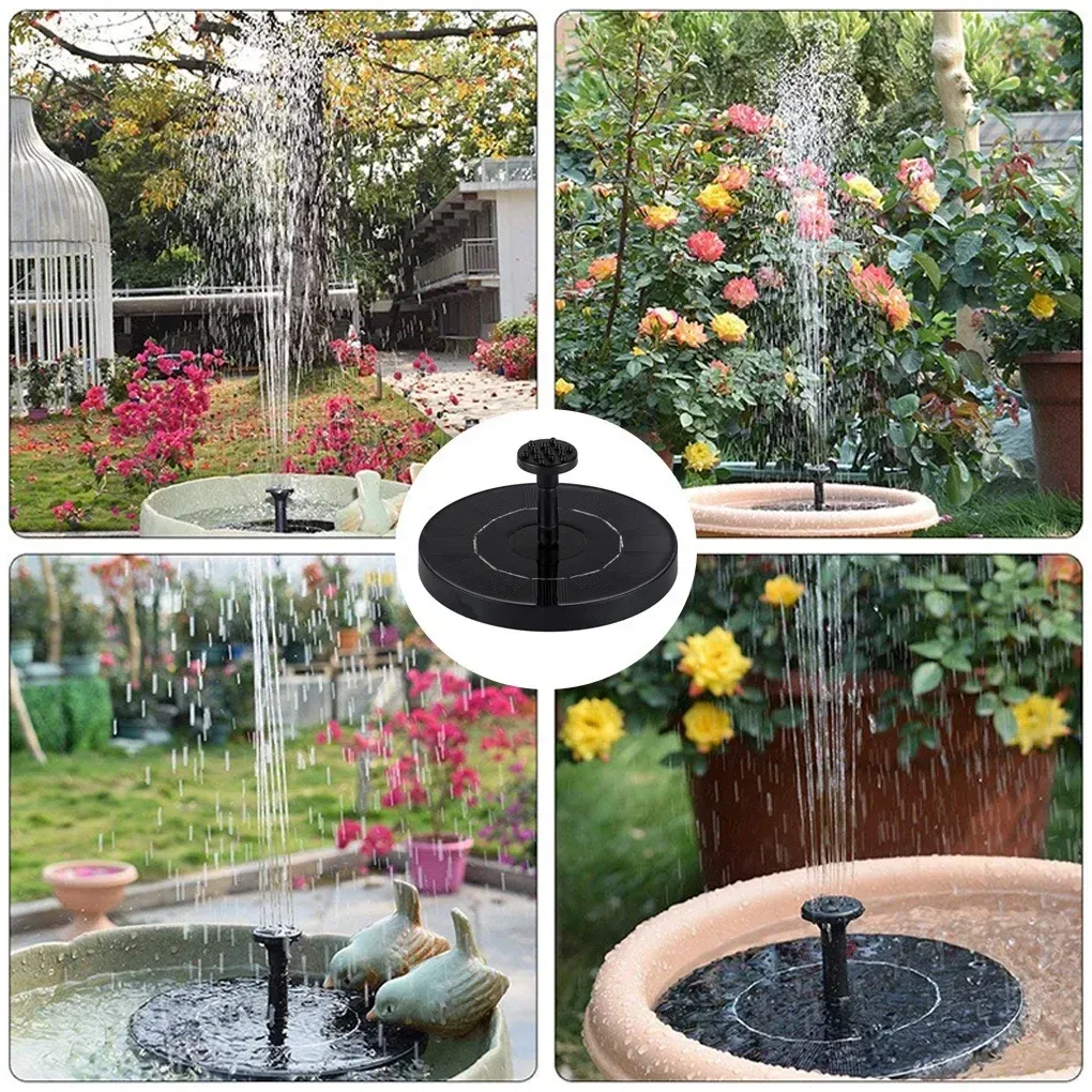 Fontaine solaire, vue rapprochée