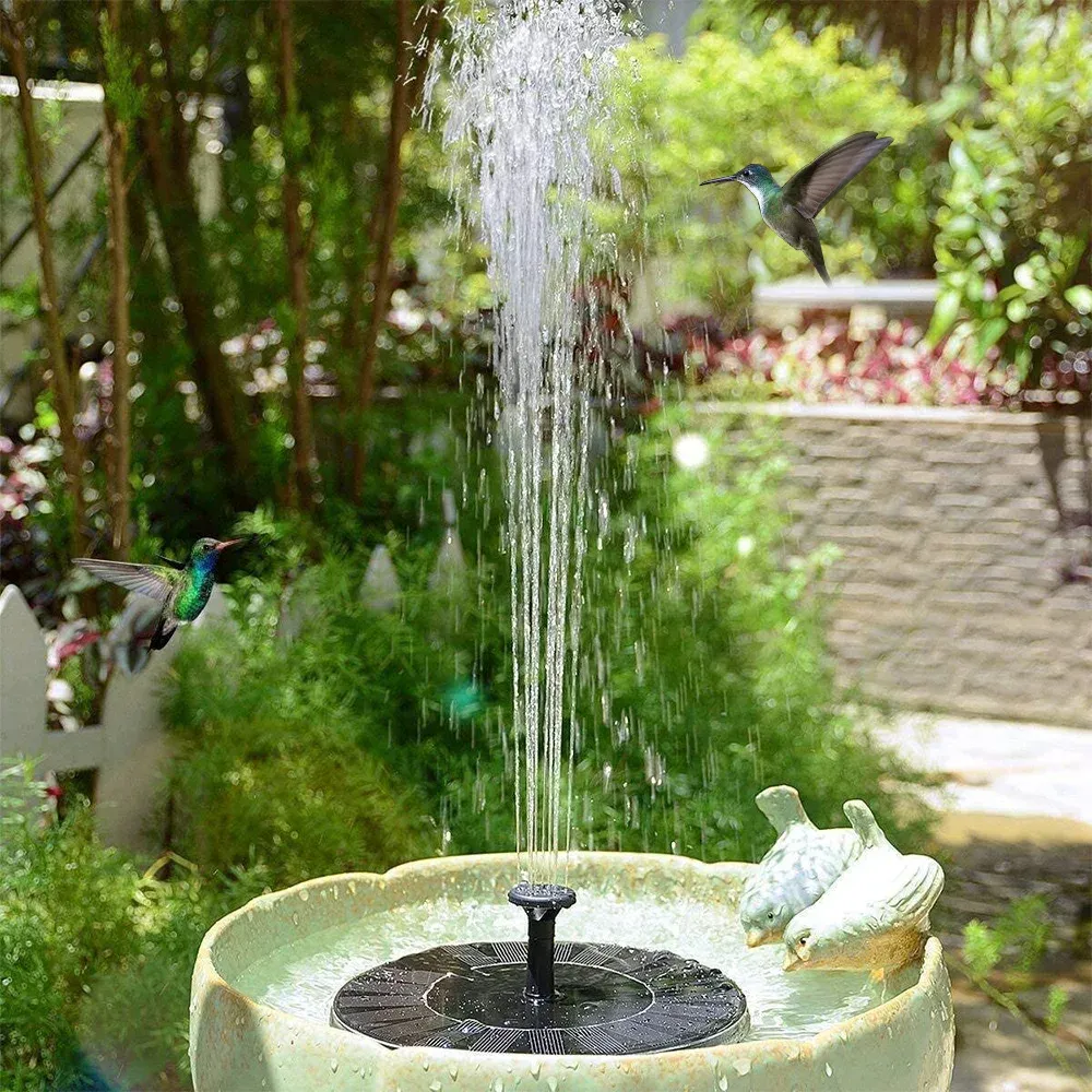 Fontaine solaire, finitions soignées