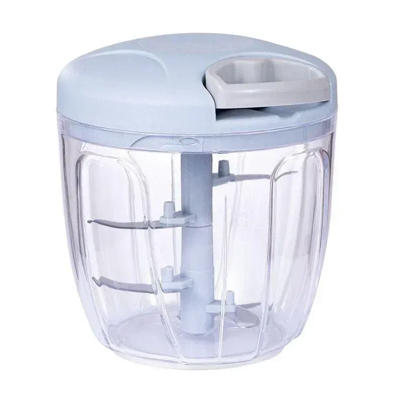 Hachoir manuel rotatif pour légumes et oignons, coupe-viande, presse-ail, 500 ml et 900 ml 7