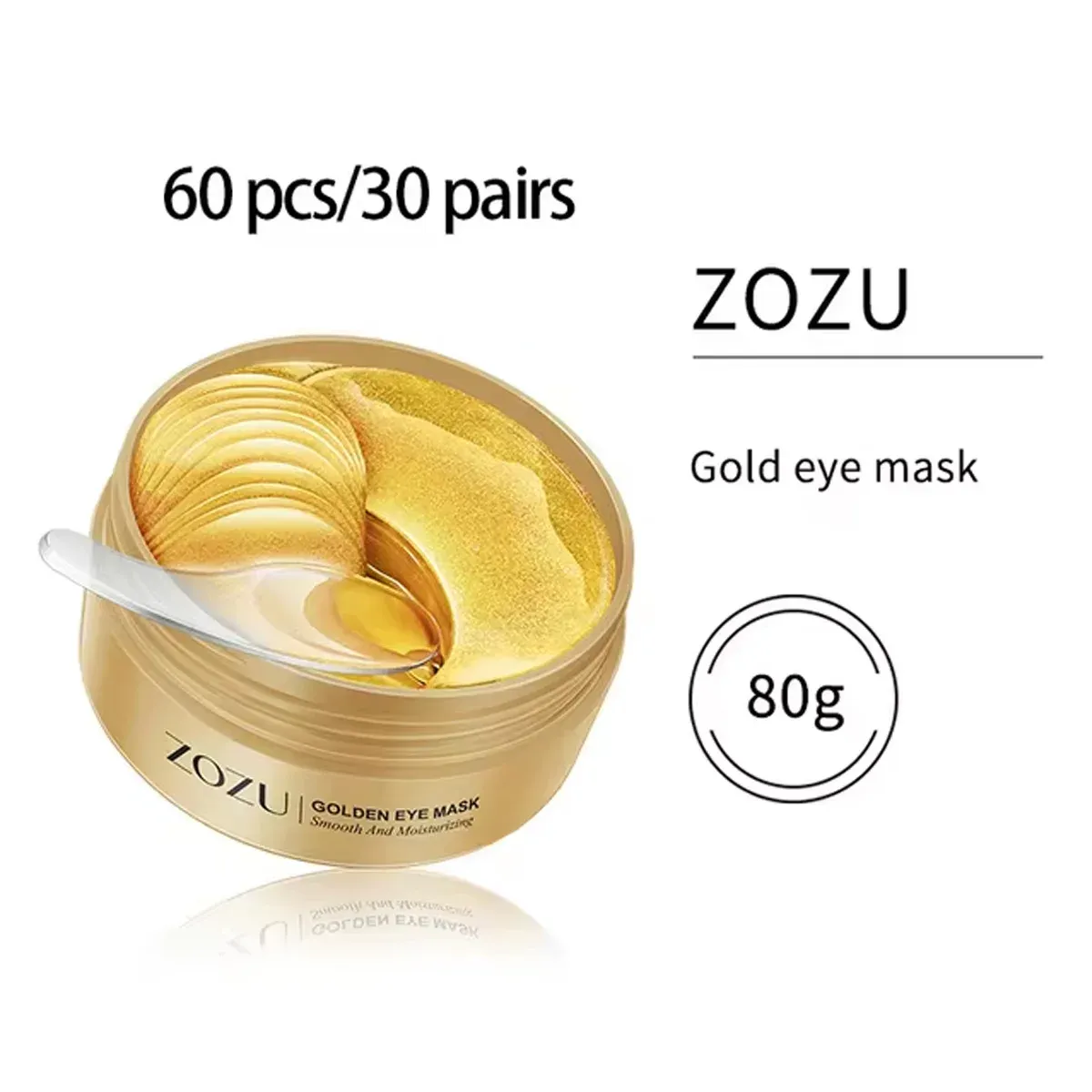 Masques pour les yeux à l'avocat et à l'or, hydratants et raffermissants, anti-rides et anti-cernes, lot de 60 ou 120 pièces 11
