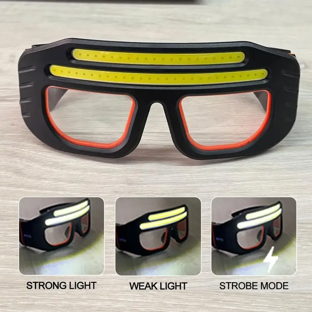Lampe frontale LED rechargeable, vue latérale