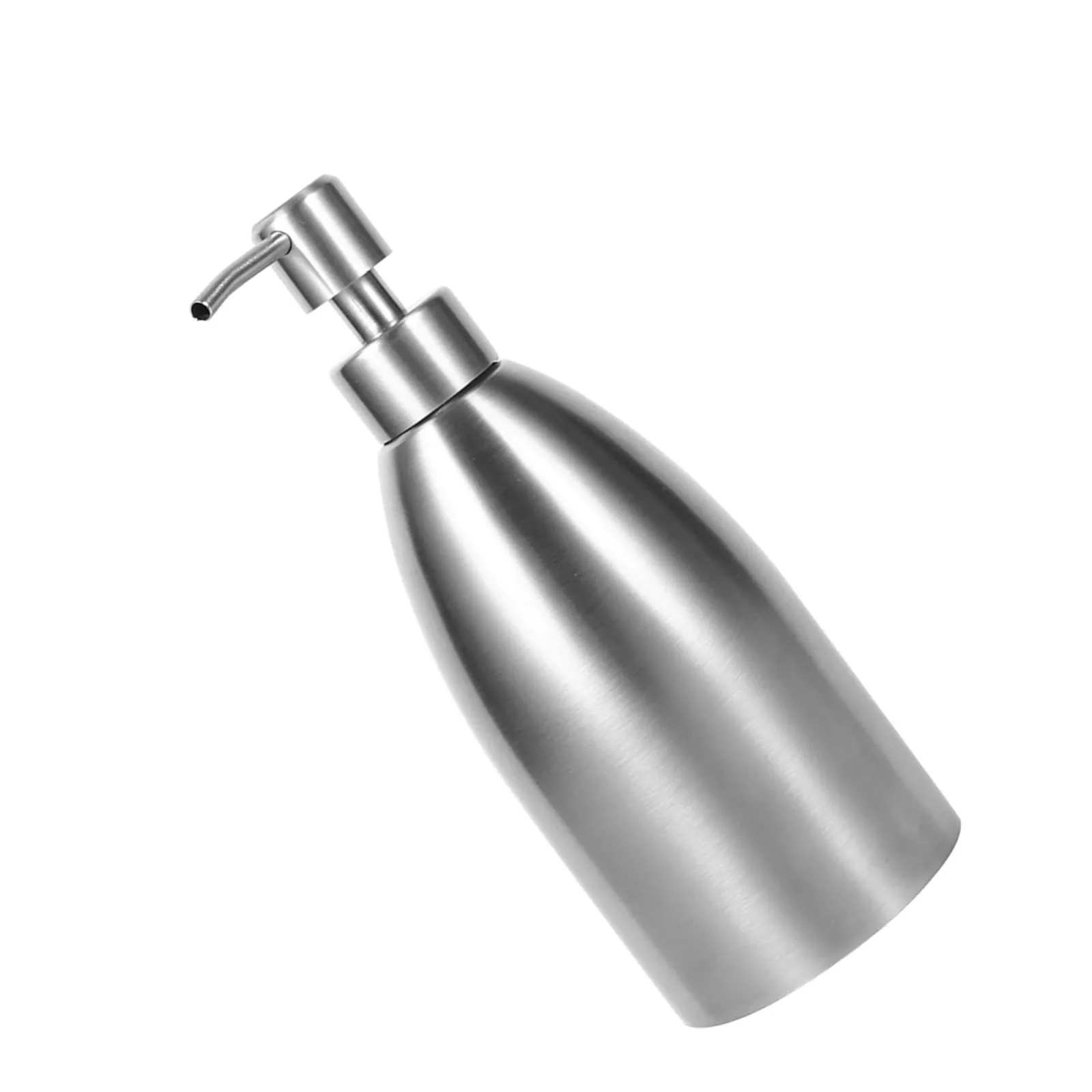 Distributeur de savon en acier inoxydable, finition polie