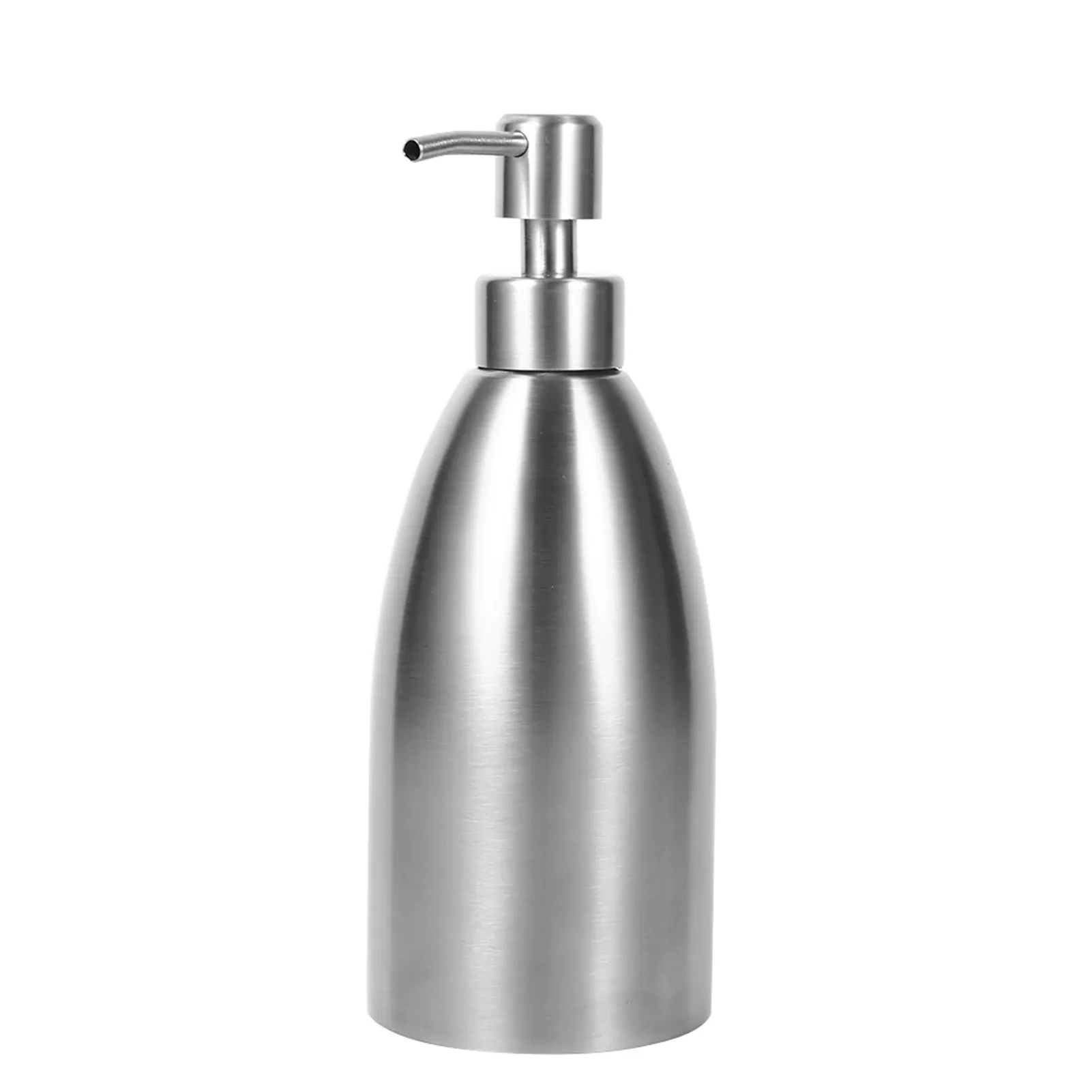 Distributeur de savon liquide en acier inoxydable, 500 ml, pour cuisine et salle de bains 7