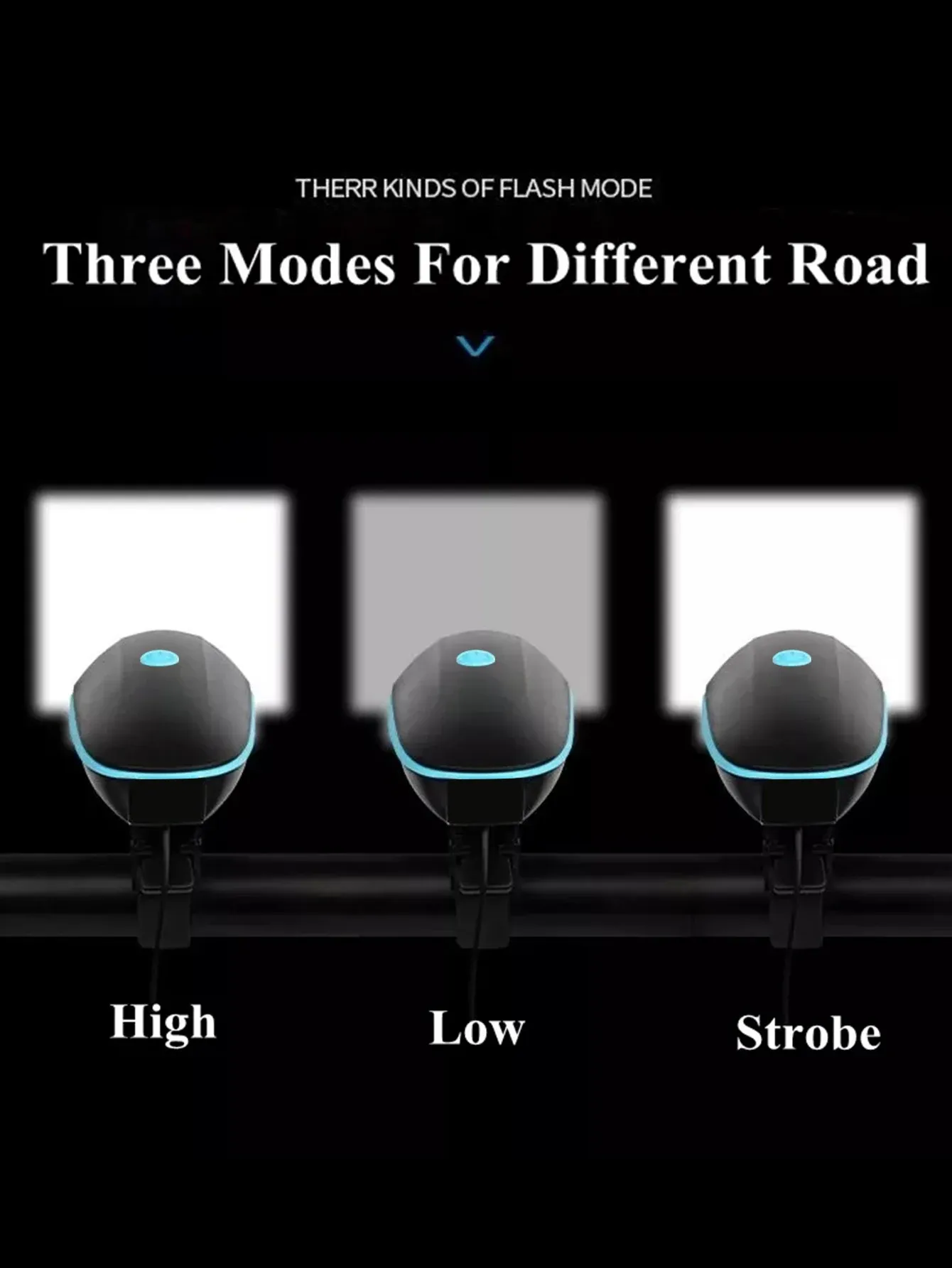 Accessoire de vélo rechargeable en situation