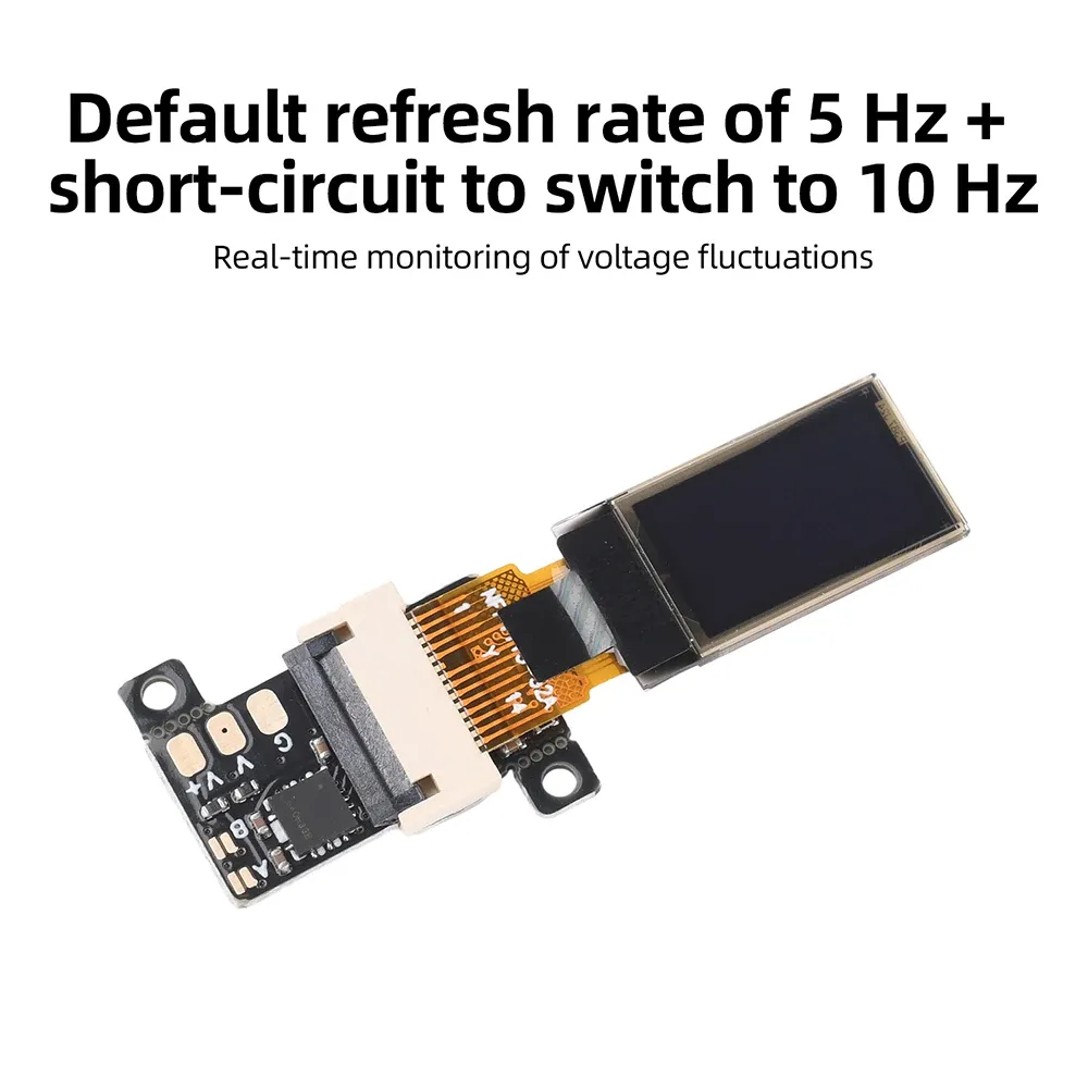Mini voltmètre numérique ultra-fin à écran OLED 0,5 pouce, haute précision, mesure de tension CC 0-30 V pour alimentation électrique 3