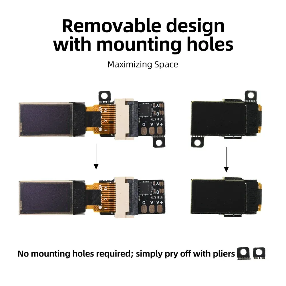 Lisibilité de l'écran OLED