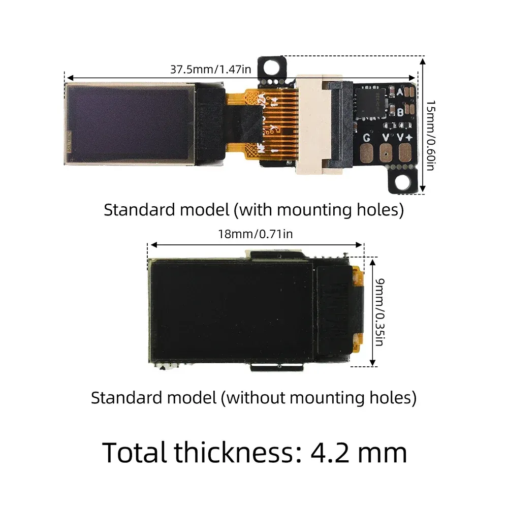 Détail du voltmètre numérique ultra-fin