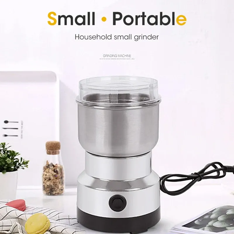 Mini moulin électrique domestique 300 ml, broyeur ultra-fin pour aliments pour bébé, café, épices, poivre et grains, 220 V 2