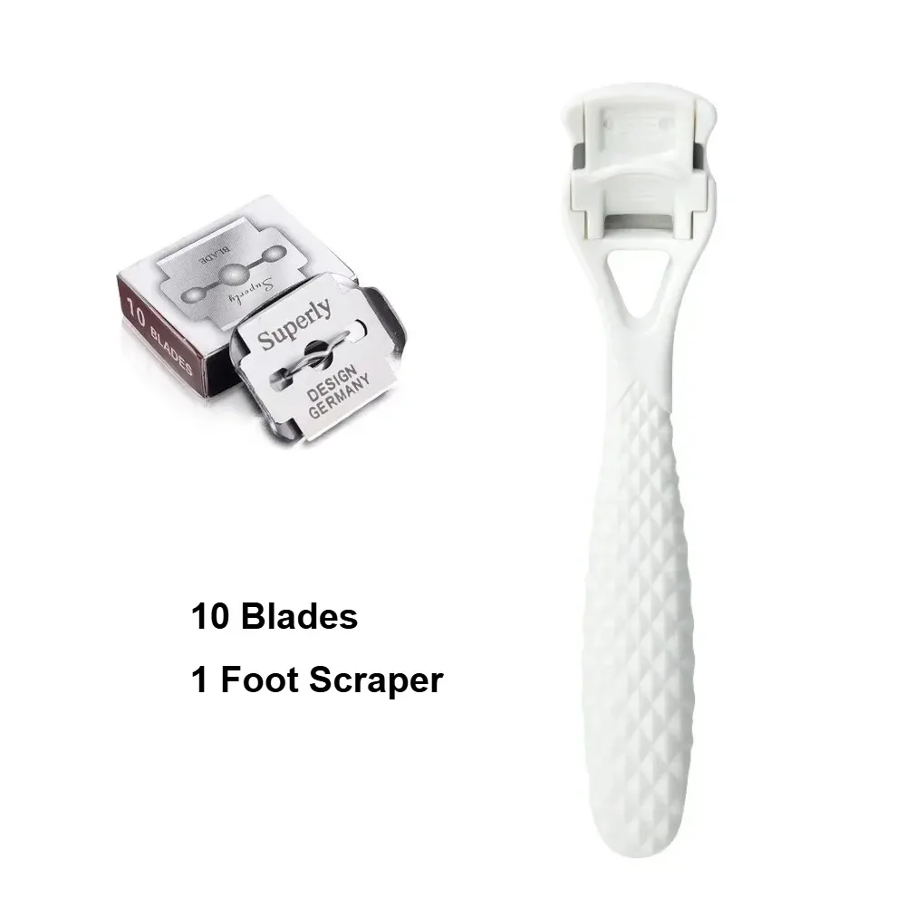 Kit de pédicure 10 lames et grattoir pour les pieds, élimine les peaux mortes et les callosités 9