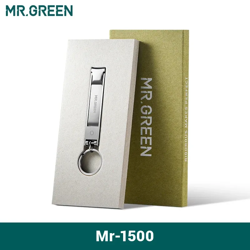 Coupe-ongles MR.GREEN ultra-fin et pliable, portable pour les voyages, en acier inoxydable 7