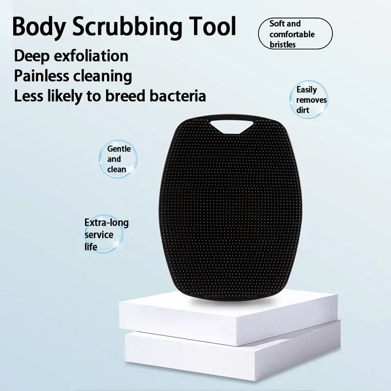 Brosse de bain exfoliante en silicone souple 5