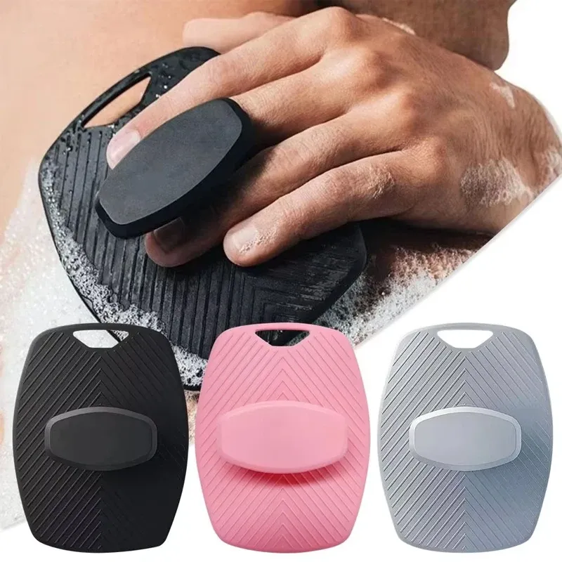 Brosse nettoyante en silicone souple pour le corps