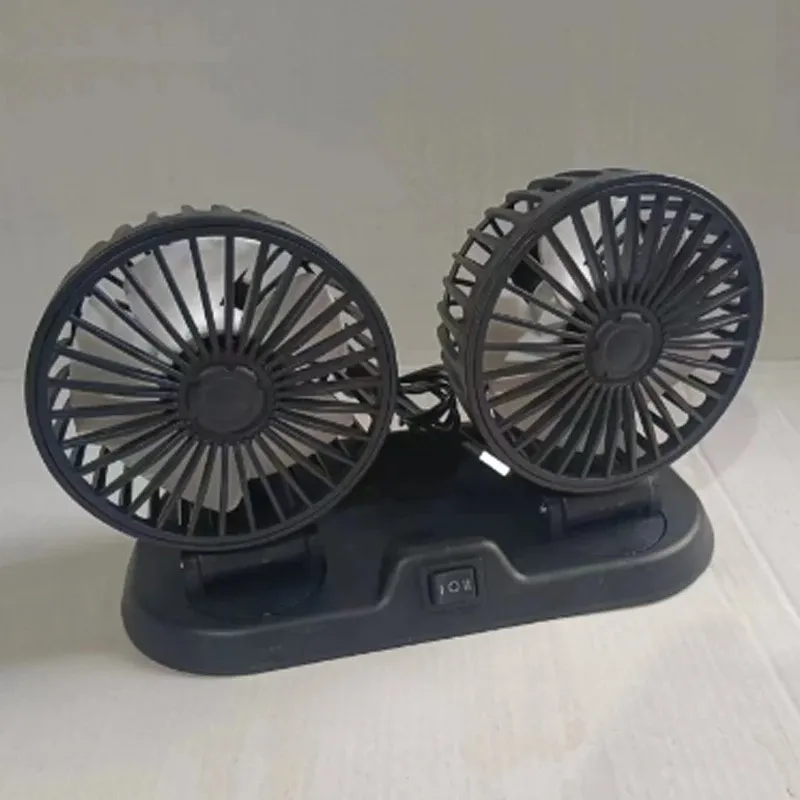 Ventilateur de voiture USB réglable, vue complémentaire