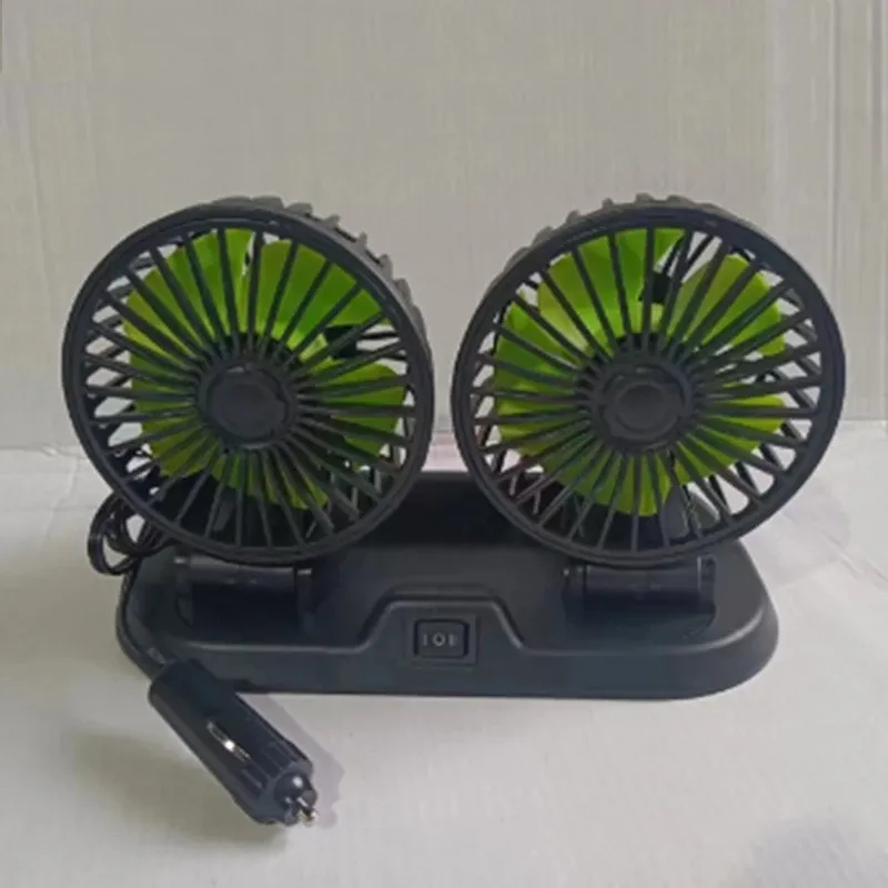 Ventilateur de voiture USB réglable, finition et design