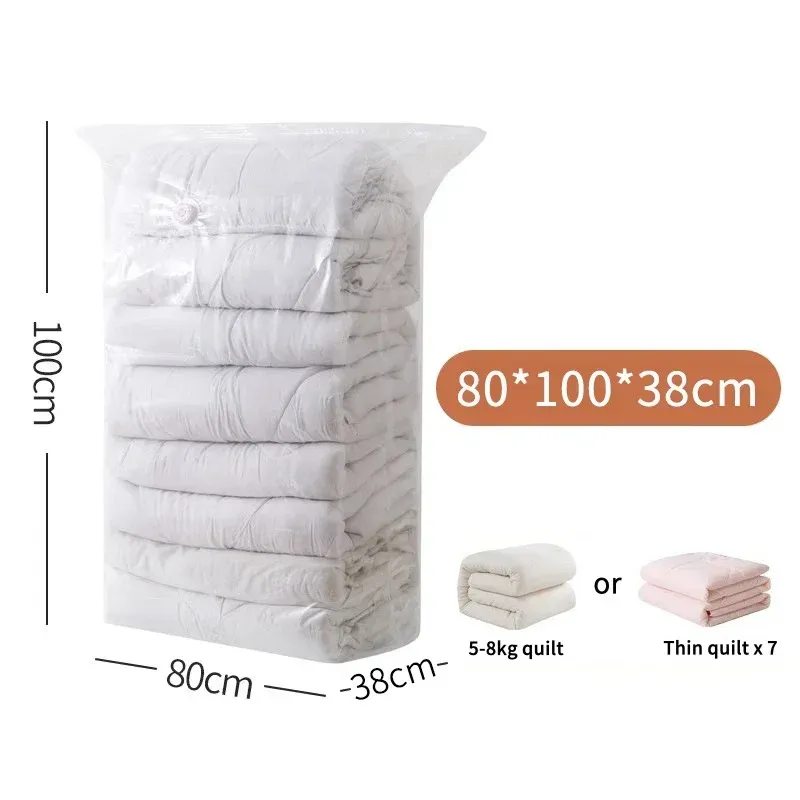 Sacs de rangement sous vide grand format pour vêtements et couettes, avec compression, idéaux pour le voyage 8